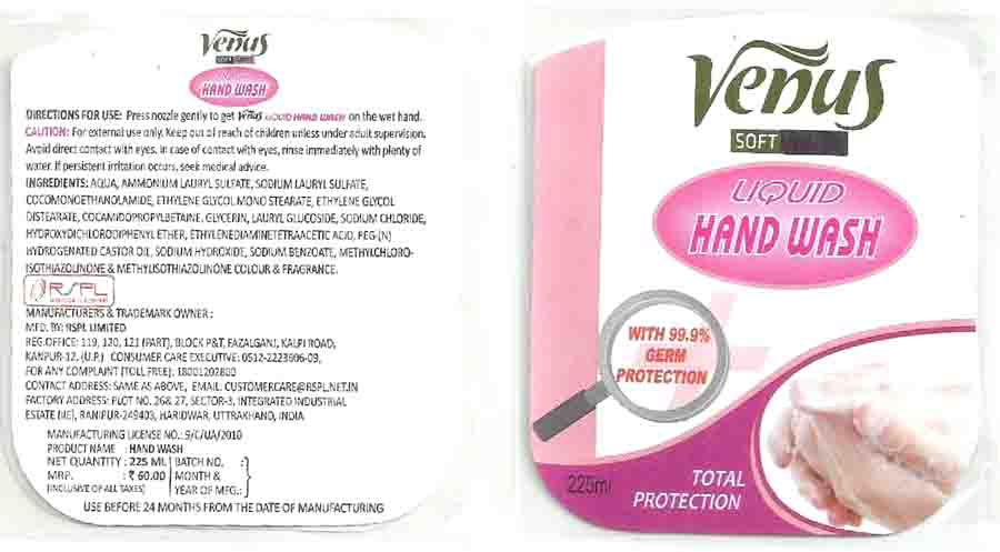 Venus Liquid Hand Wash Device mark 3995963 Trademark