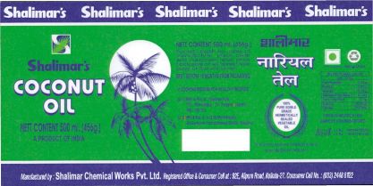 Shalimar’s Coconut Oil Green Label Device mark 4002614 Trademark