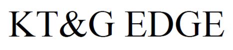 Kt&g Edge With Device Device mark 4006527 Trademark