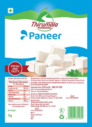 Thirumala - Source Of Purity - Paneer Device mark 4010048 Trademark