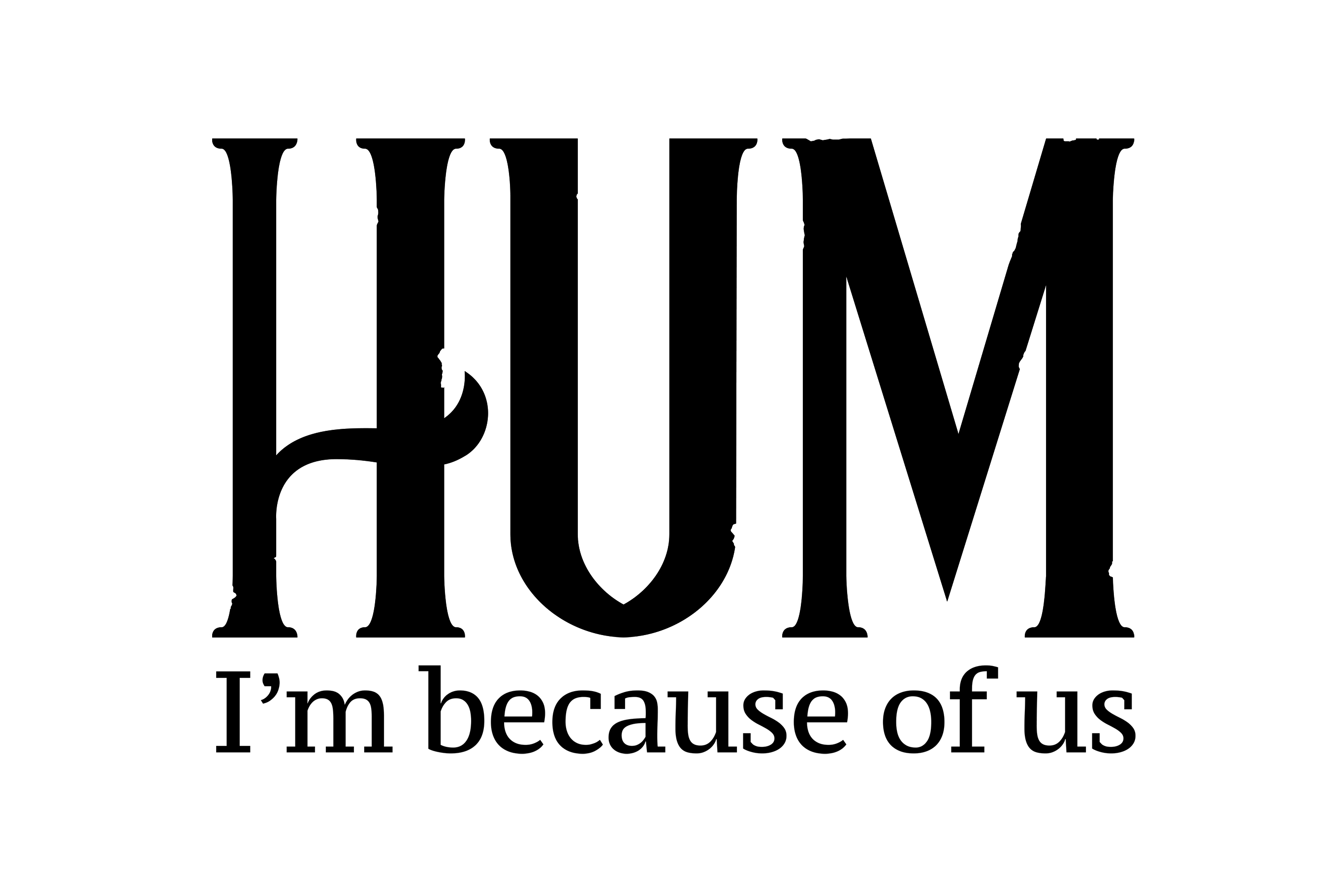 Hum I'm Because Of Us Device mark 4011526 Trademark
