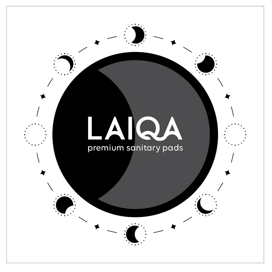 Laiqa Premium Sanitary Pads Label Device mark 4020610 Trademark