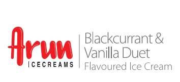 Arun Icecreams Blackcurrant & Vanilla Duet Flavoured Ice Cream Device mark 4021397 Trademark