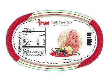 Arun Icecreams Vanilla & Berry Duet Flavoured Ice Cream Device mark 4021402 Trademark