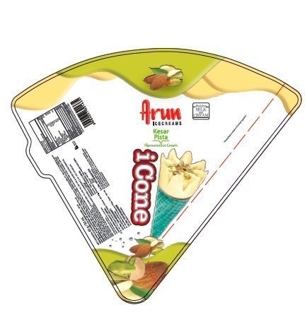 Arun Icecreams Kesar Pista Flavoured Ice Cream Icone Device mark 4021419 Trademark