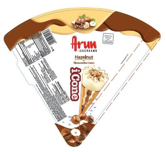 Arun Icecreams Hazelnut Flavoured Ice Cream Icone Device mark 4021426 Trademark