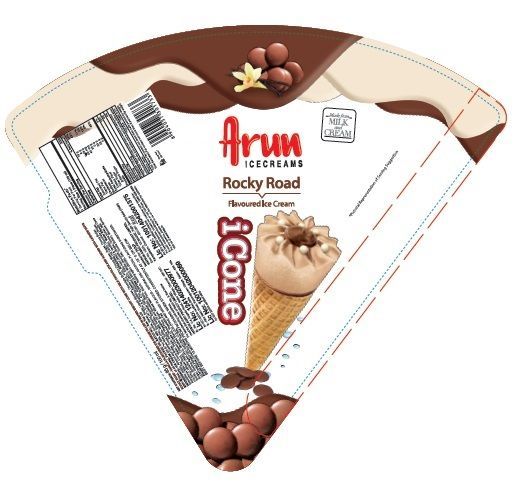 Arun Icecreams Rocky Road Flavoured Ice Cream Icone Device mark 4021427 Trademark
