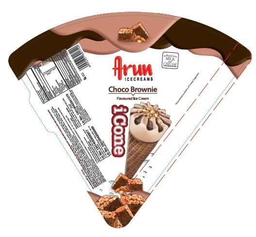 Arun Icecreams Choco Brownie Flavoured Ice Cream Icone Device mark 4021428 Trademark