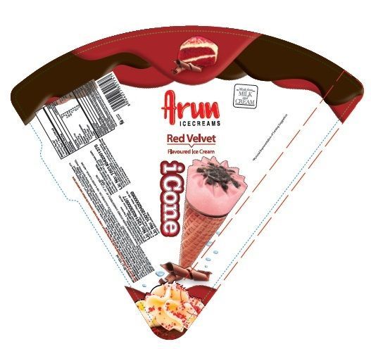 Arun Icecreams Red Velvet Flavoured Ice Cream Icone Device mark 4021447 Trademark