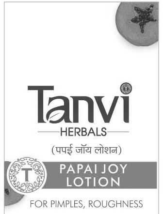 Tanvi Herbals Papai Joy Lotion Device mark 4024443 Trademark