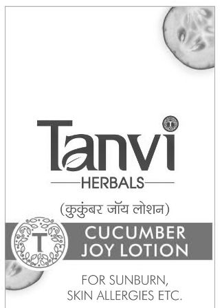 Tanvi Herbals Cucumber Joy Lotion Device mark 4024445 Trademark