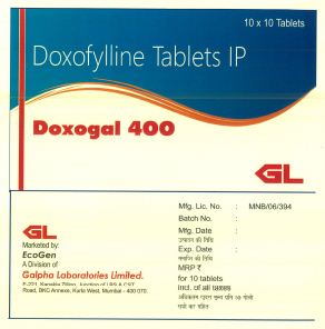 Doxogal 400 Device mark 4025443 Trademark