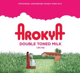 Arokya Double Toned Milk Device mark 4026601 Trademark