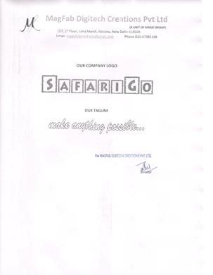 Safarigo Device mark 4027087 Trademark