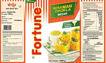 Fortune Khaman Dhokla Besan Device mark 4027141 Trademark
