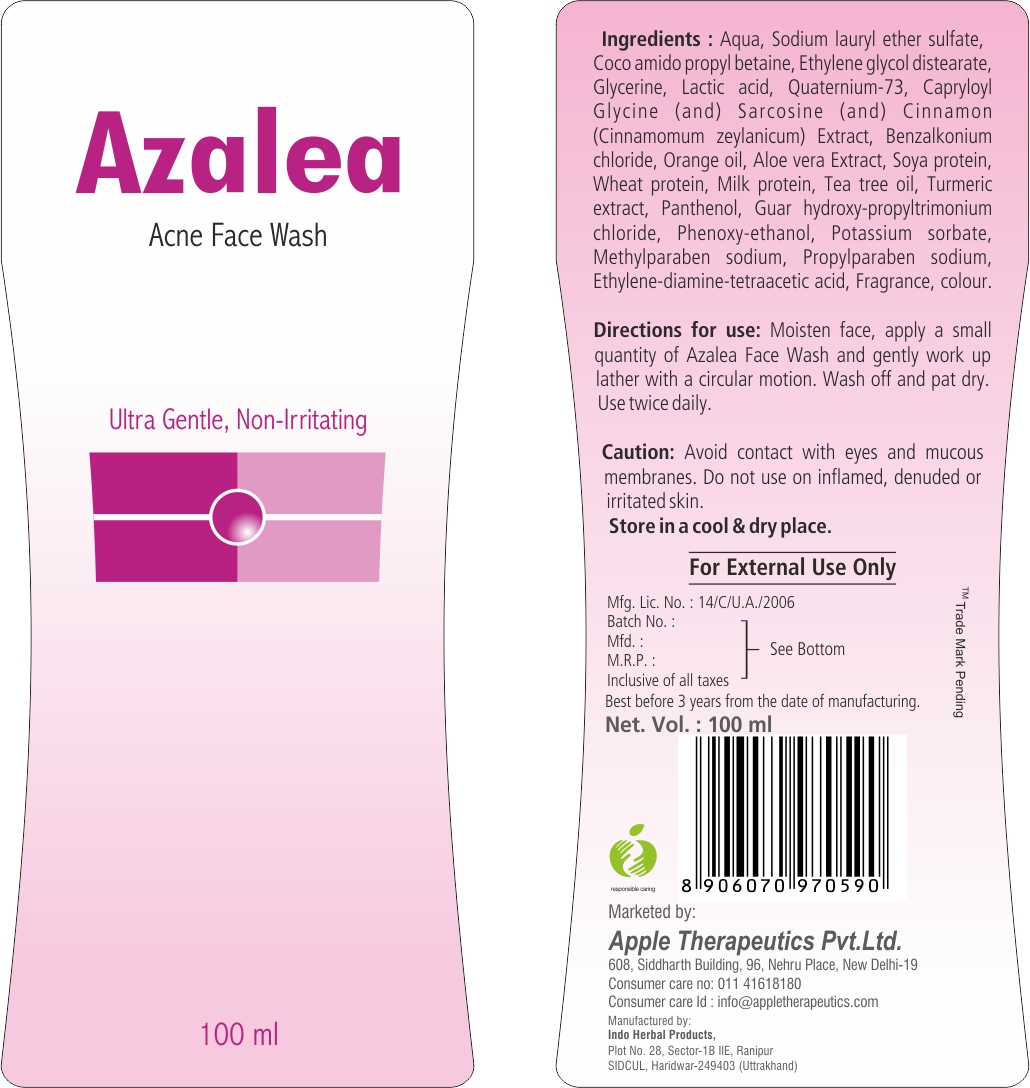 Azalea Acne (label) Device mark 4027411 Trademark