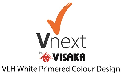 V Next By Visaka Vlh White Primered Colour Design Device mark 4045539 Trademark