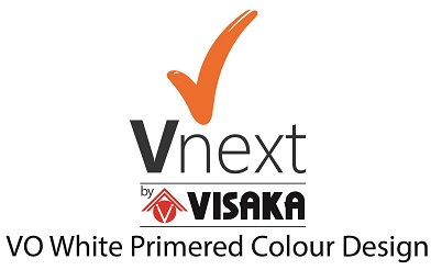 V Next By Visaka Vo White Primered Colour Design Device mark 4045595 Trademark