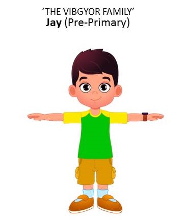 The Vibgyor Family-jay (pre-primary) Device mark 4050736 Trademark