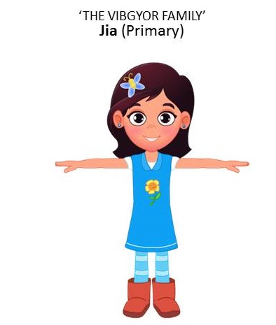 The Vibgyor Family-jia (primary) Device mark 4050747 Trademark