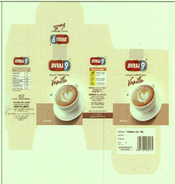 Jivraj - 9 - Vanilla With Device Of Cup And Saucer Device mark 4051946 Trademark