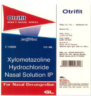 Otrifit Adult Nasal Spray Device mark 4053419 Trademark
