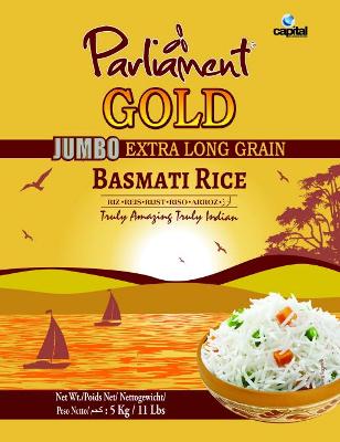 Parliament Gold Jumbo Extra Long Grain Basmati Rice Device mark 4057093 Trademark