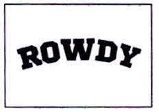 Rowdy Device mark 4058113 Trademark