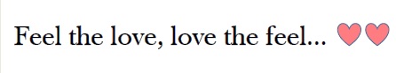Feel The Love, Love The Feel And Two Heart Image Device mark 4058784 Trademark