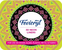 Fevicryl 3d Neon Liners Label Device mark 4072405 Trademark