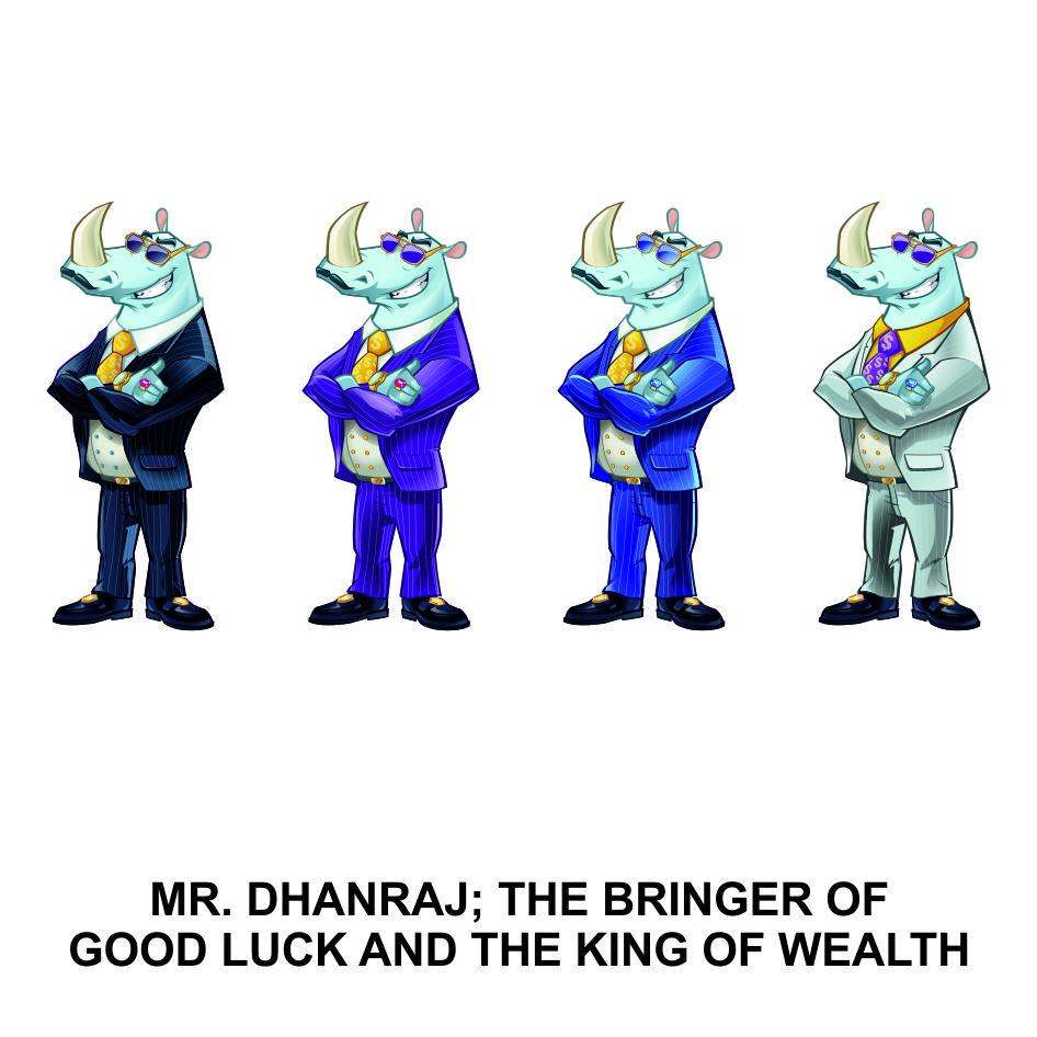 Mr. Dhanraj Device mark 4072924 Trademark