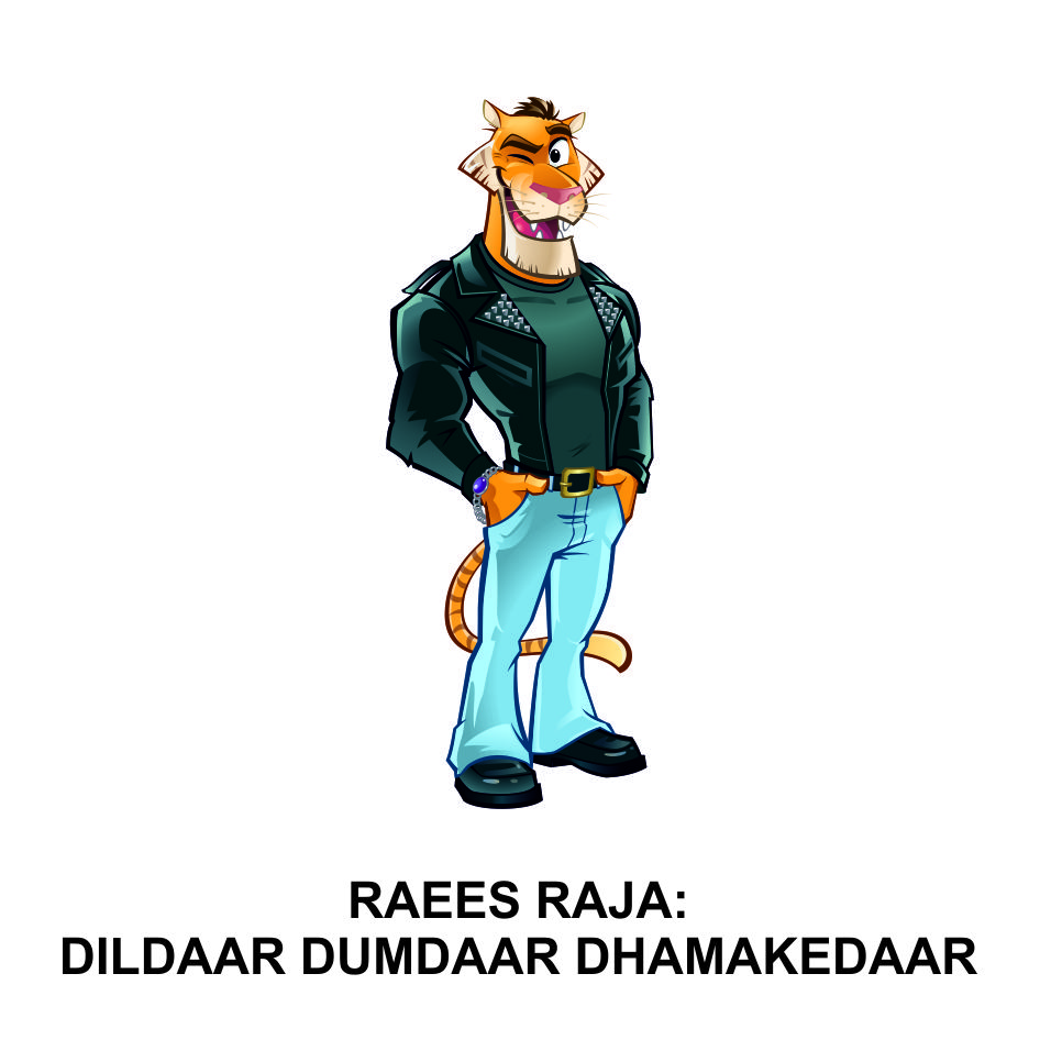 Raees Raja With Device Of Cartoon Device mark 4072925 Trademark