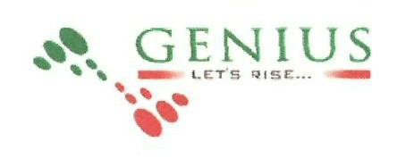Genius Let's Rise Device mark 4077338 Trademark