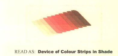 Device Of Colour Strips In Shade Device mark 4078553 Trademark