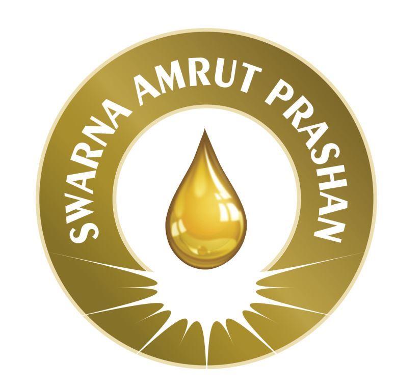 Swarna Amrut Prashan With Golden Drop & Aura Device mark 4079255 Trademark