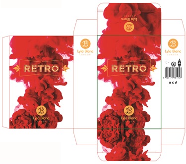 Lyla Blanc London Retro Carton Device mark 4079435 Trademark