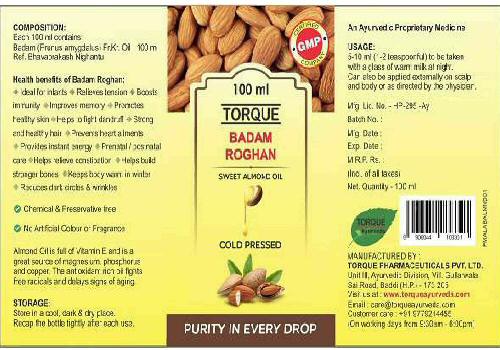 Torque-badam Roghan Device mark 4079628 Trademark