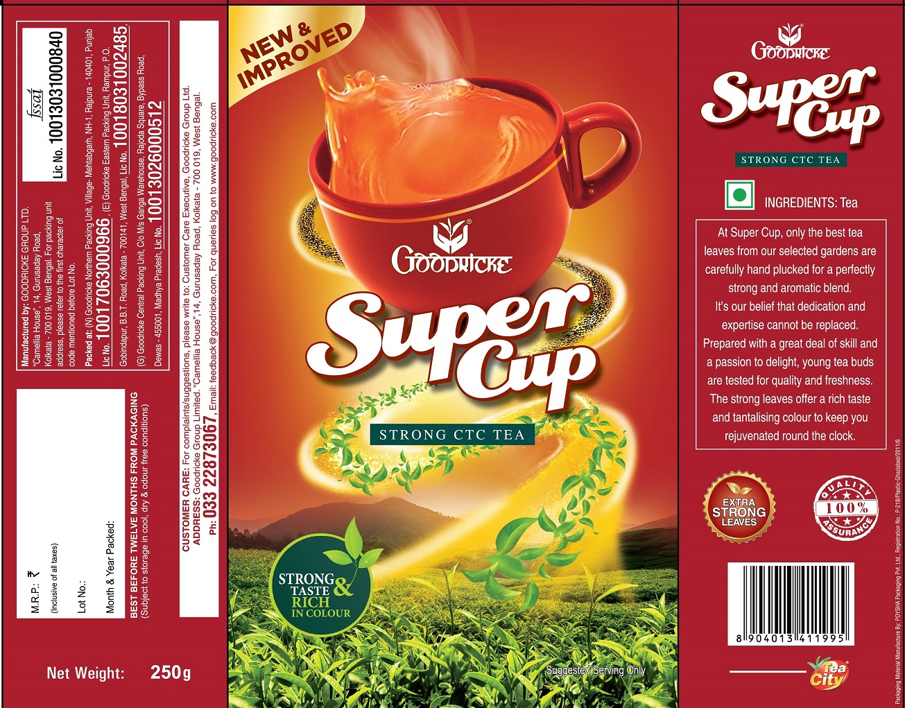 Goodricke Super Cup Strong Ctc Tea Device mark 4079868 Trademark