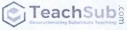 Teachsub.com Device mark 4084401 Trademark