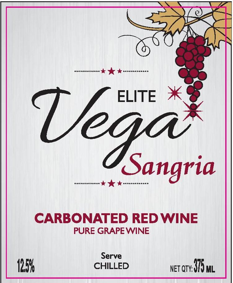 Elite Vega Sangria Carbonated Red Wine Device mark 4095972 Trademark