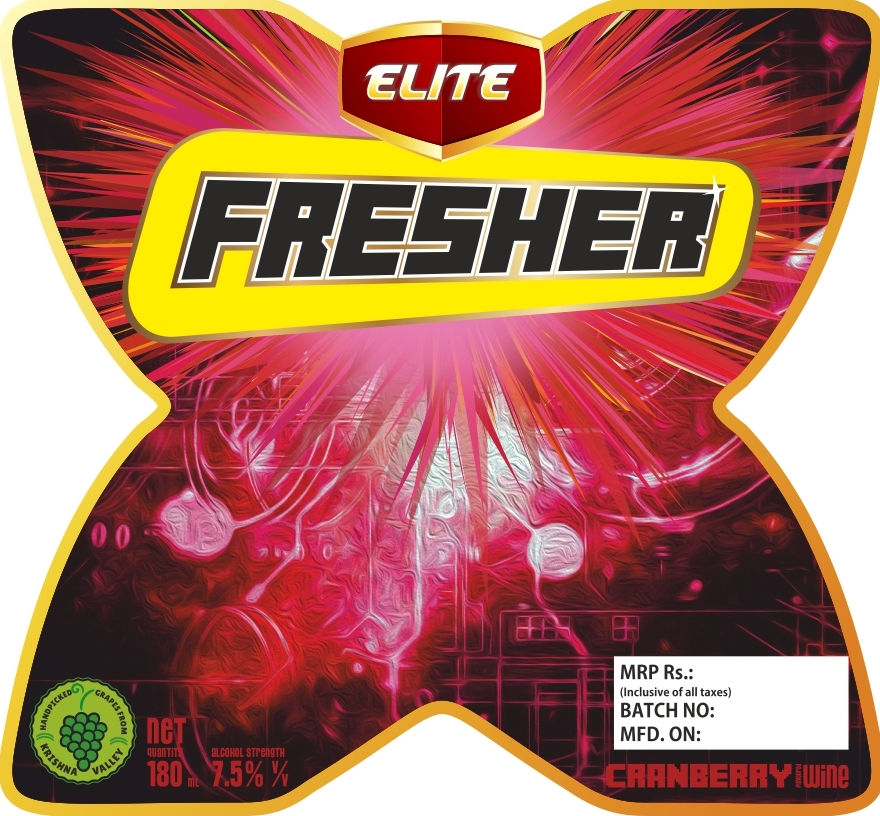 Elite Fresher Cranberry Flavoured Wine Device mark 4095983 Trademark
