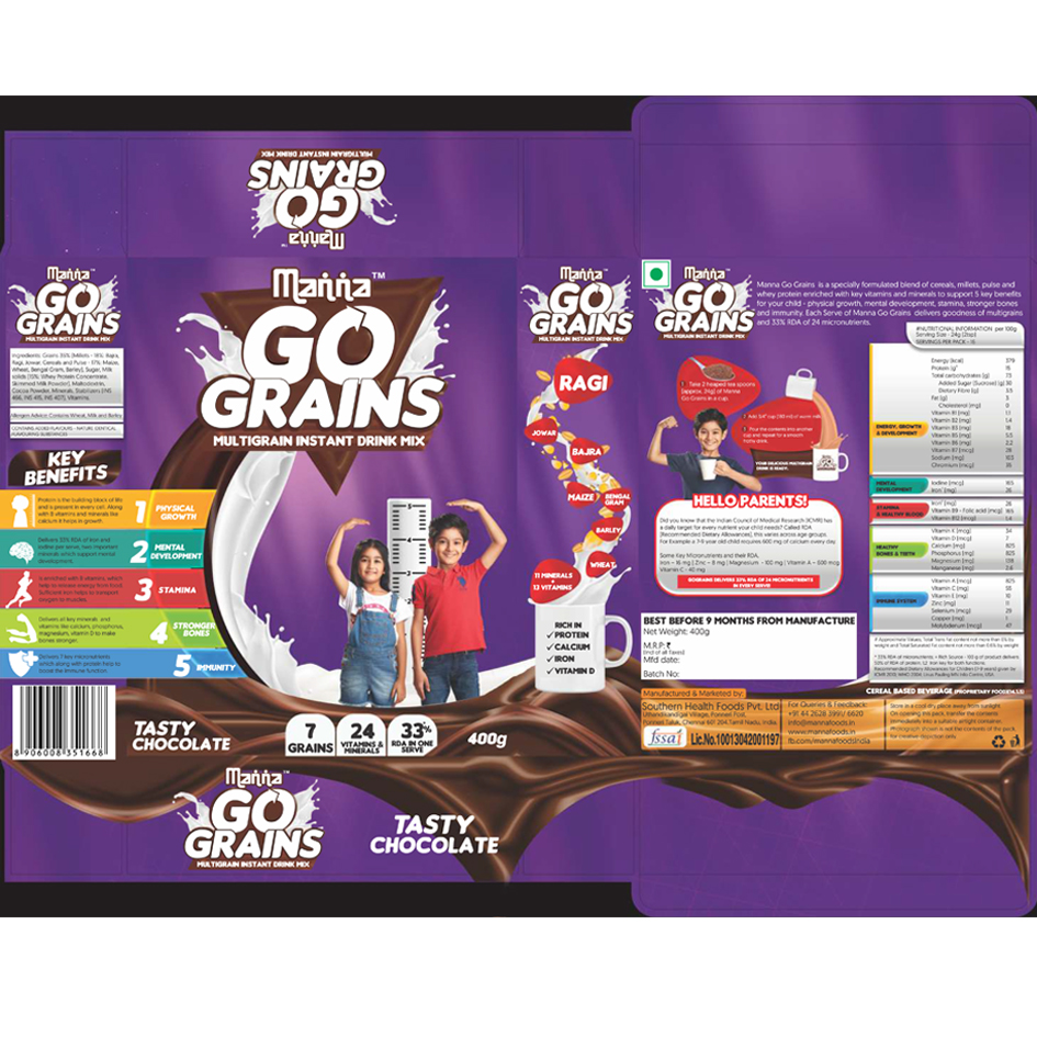 Manna Go Grains Device mark 4096377 Trademark