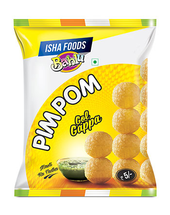 Isha Foods Bablu Pimpom Gol Gappa Device mark 4087553 Trademark