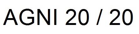 Agni 20 20 (label) Device mark 4087990 Trademark