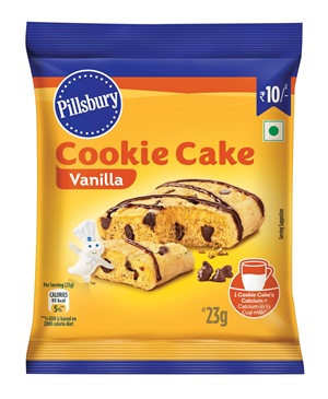 Pillsbury Cookie Cake Vanilla (label) Device mark 4094397 Trademark