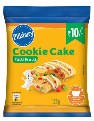 Pillsbury Cookie Cake Tutti Frutti (label) Device mark 4094398 Trademark