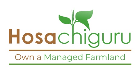 Hosachiguru Logo With Tagline Own A Managed Farmland Device mark 4116139 Trademark
