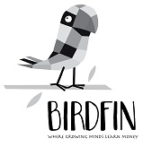 Birdfin- Where Growing Minds Learn Money With Device Of Bird Device mark 4116468 Trademark