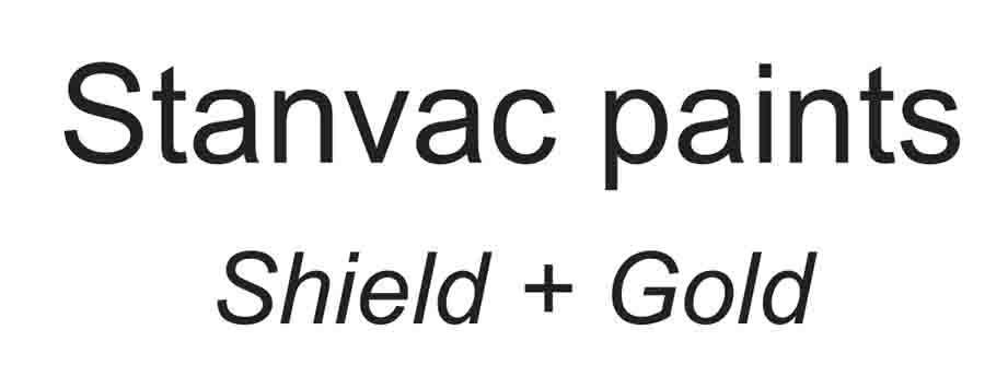 Stanvac Paints Shield + Gold Device mark 4120633 Trademark