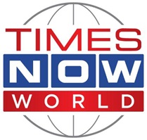 Times Now World (logo) Device mark 4130924 Trademark